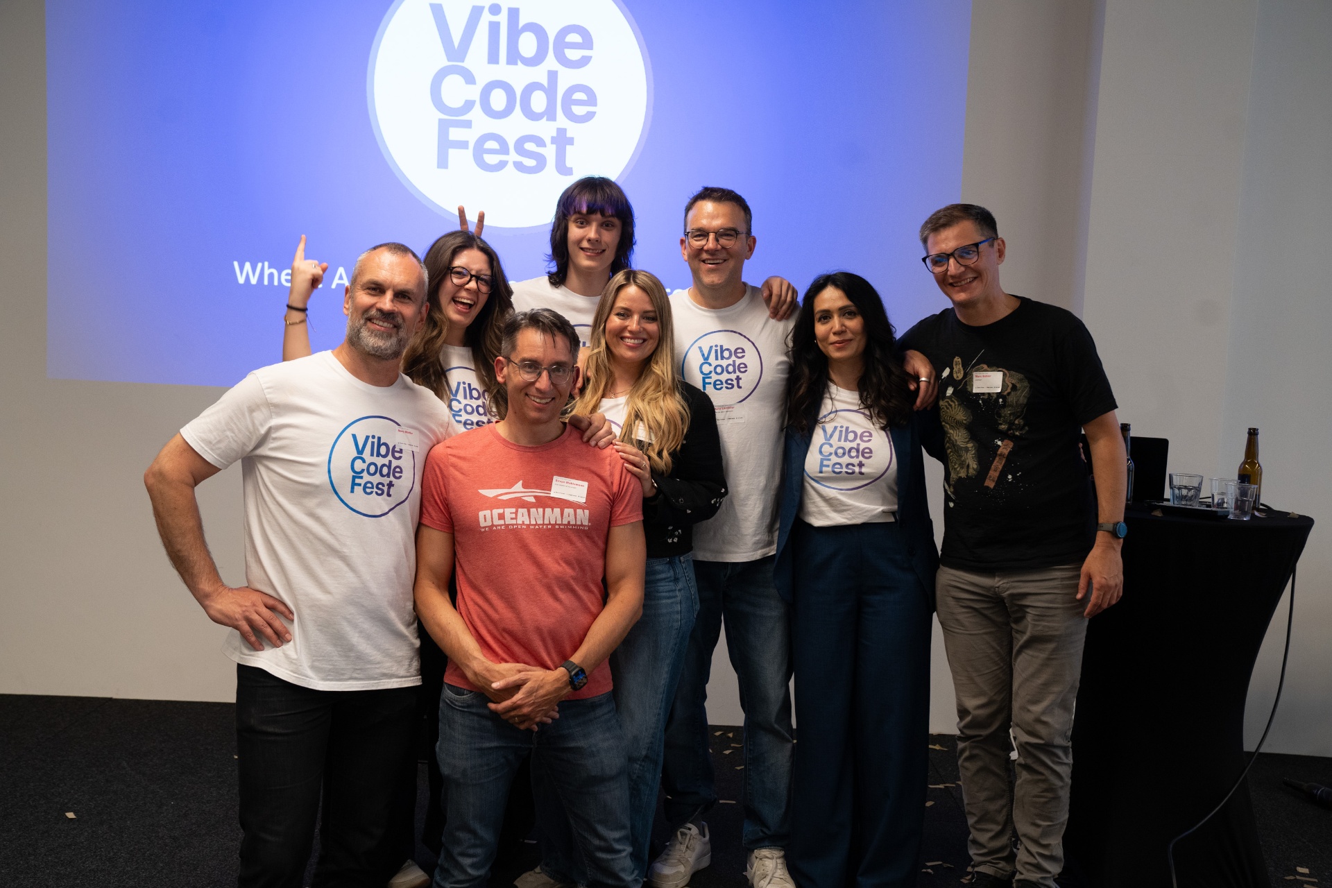Vibe Code Fest organizers team photo